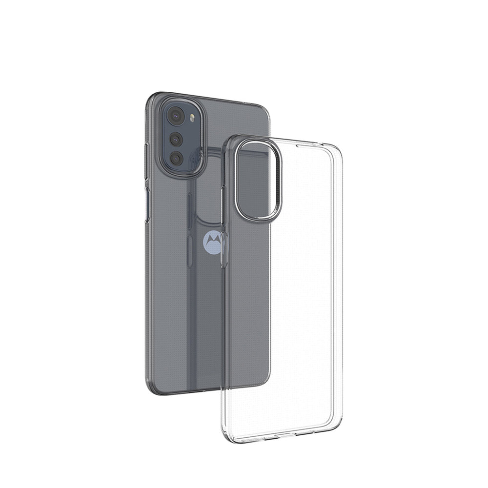 Ultra Clear 0,5 mm æske til Motorola Moto E32 tynd omslag gennemsigtig
