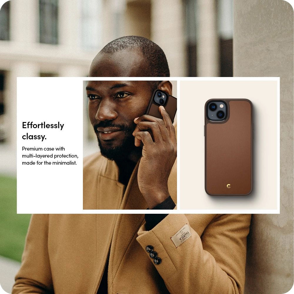 Spigen Cyrill Kajuk Mag Case med MagSafe til iPhone 14 Plus - Brunt