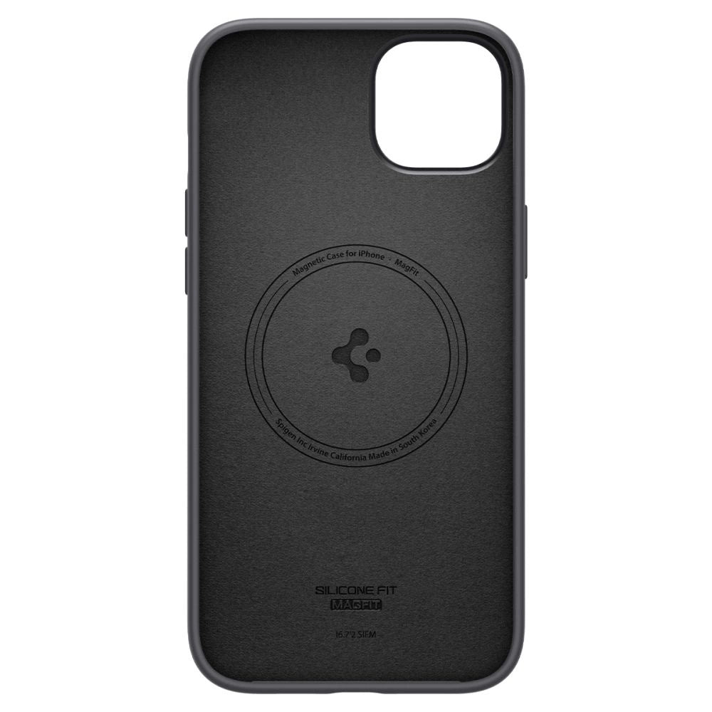 Spigen Silicone Fit Mag Case med MagSafe til iPhone 14 Plus - sort