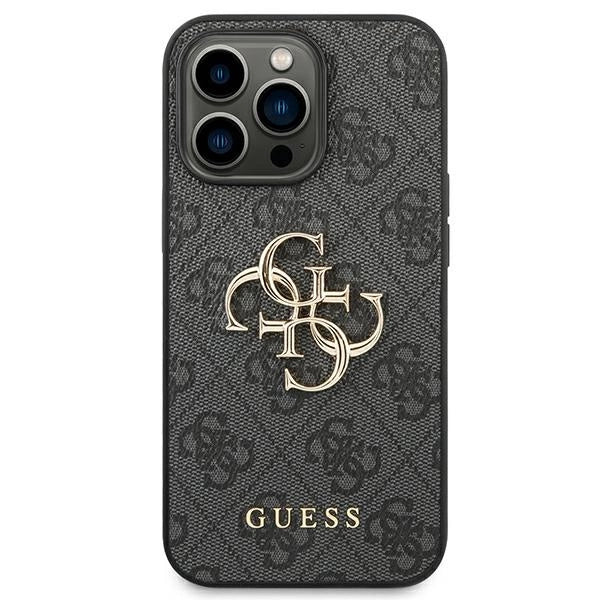 Guess GUHCP14X4GMGGR iPhone 14 Pro Max 6,7" szary/grå hardcase 4G Big Metal Logo