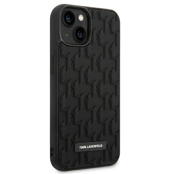 Karl Lagerfeld 3D Monogram Case for iPhone 14 Plus - Black
