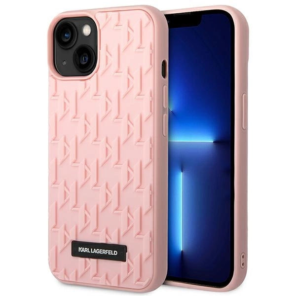 Karl Lagerfeld KLHCP14MRUPKLPP iPhone 14 Plus 6,7" hårdkasse rosa/rosa 3D Monogram