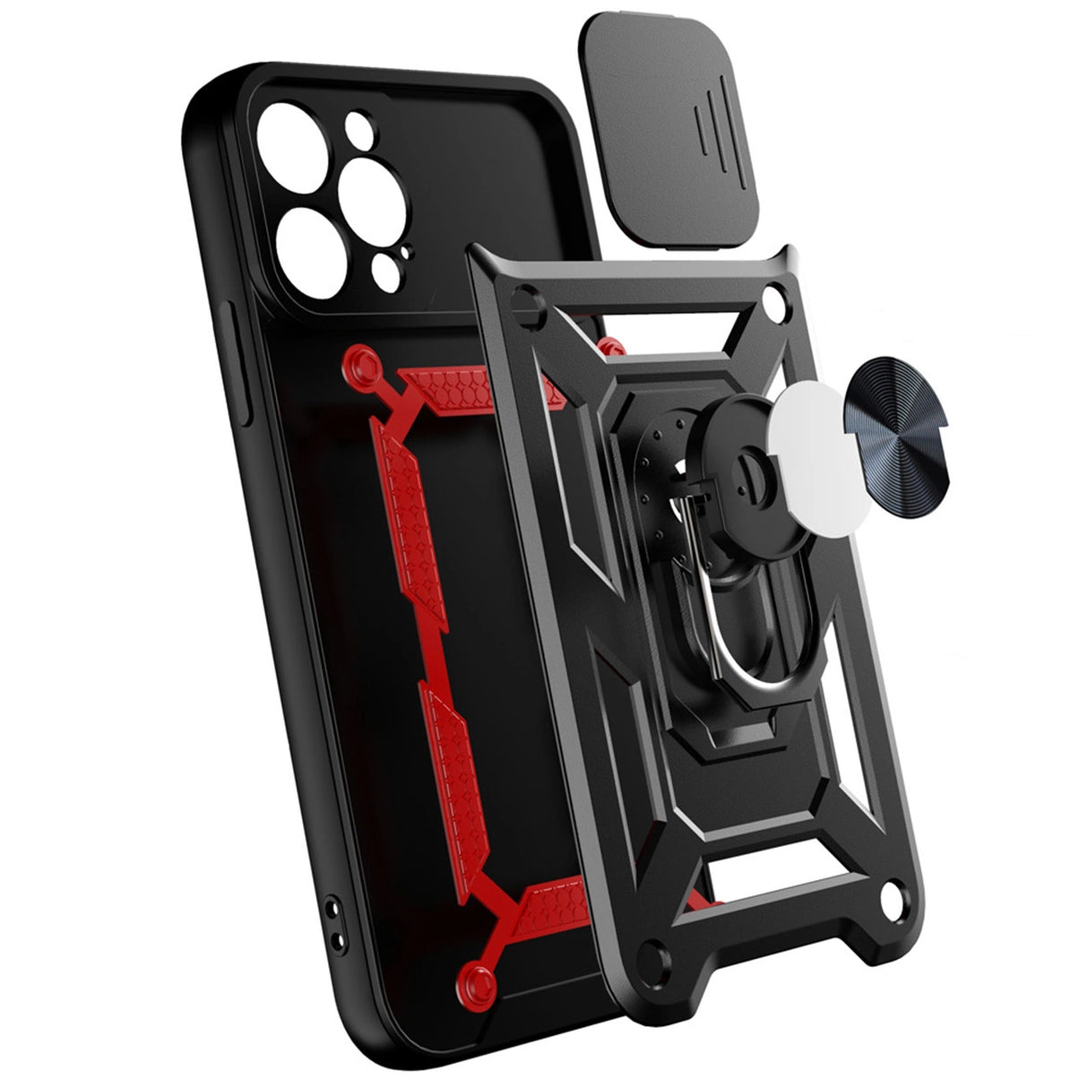 Hybrid Armor Camshield-hylster til iPhone 14 Pro