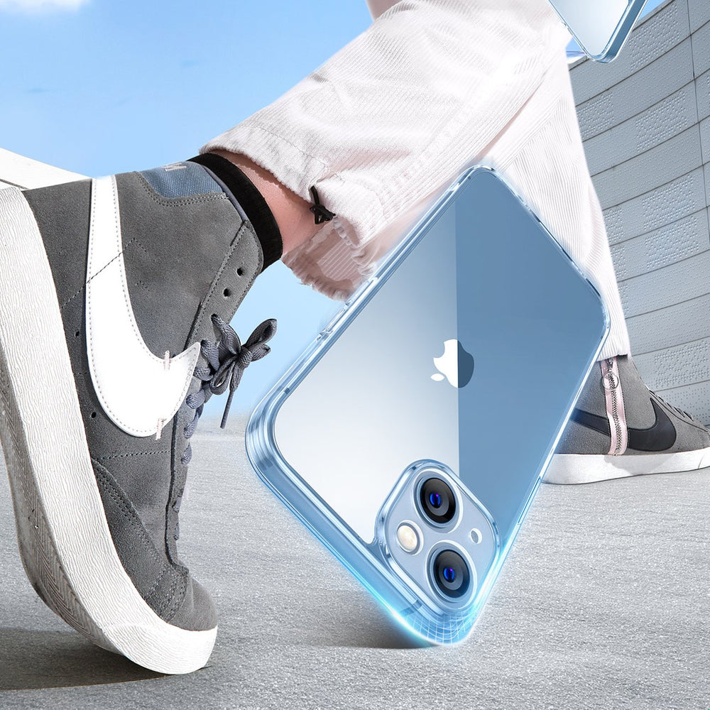 Ugreen Classy Clear Enhanced Protective Protective Case for iPhone 14 Plus Transparent (LP618) med Gel Frame Classy Clear Enhanced Protective Case