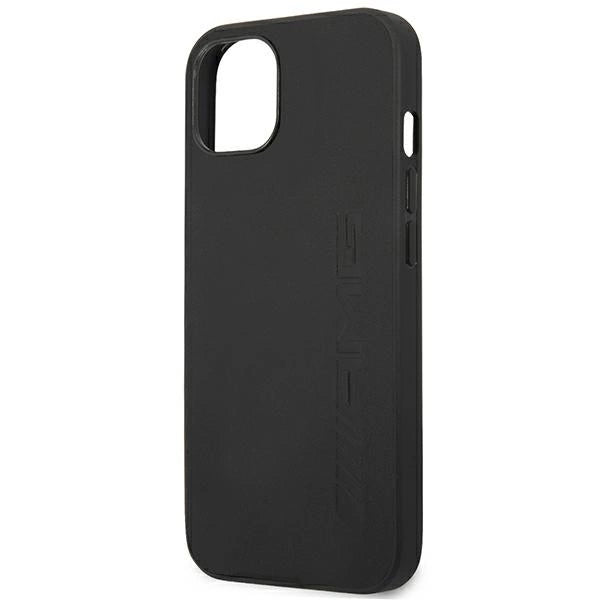AMG AMHCP14MDOLBK iPhone 14 Plus 6.7 "black / black hardcase Leather Hot Stamped