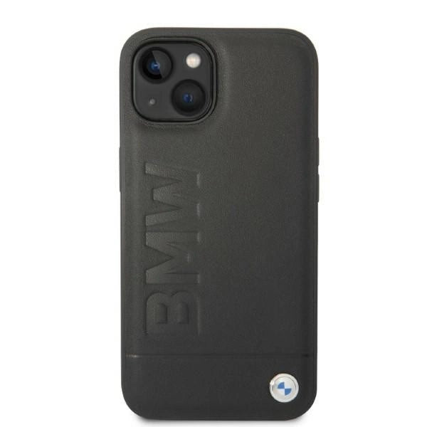 Case BMW BMHMP14SSLLBK iPhone 14 6.1 " sort / sort hårdkasse Signatur Logo Imprint Magsafe
