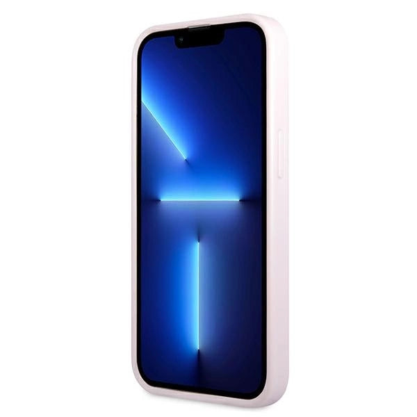 Guess GUHCP13SPSASBPU iPhone 13 mini 5,4 "purple / purple Saffiano Hot Stamp & Metal Logo