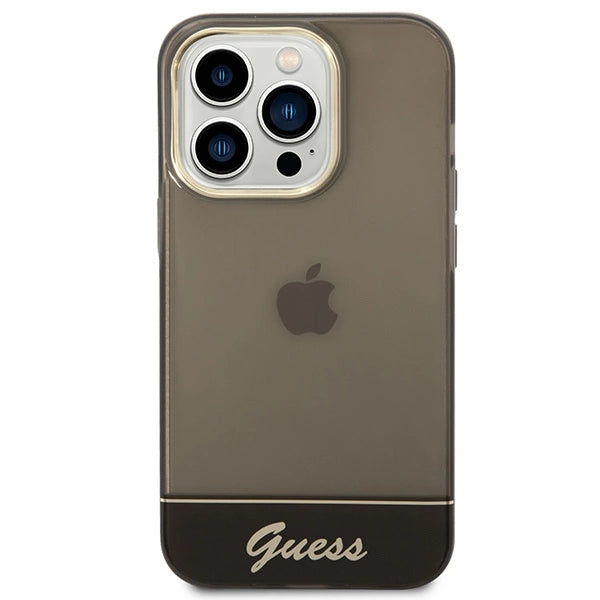 Guess GUHCP14LHGCOK iPhone 14 Pro 6.1 "black / black hardcase Translucent