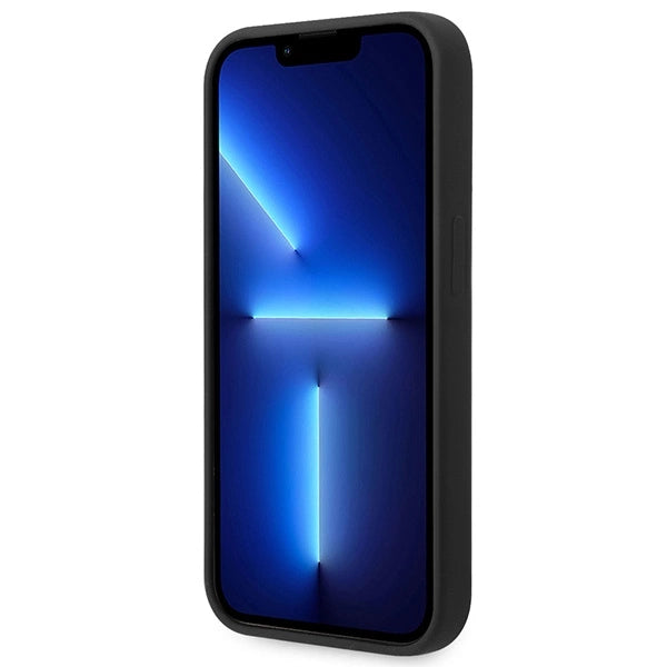 Guess GUHCP14LSLTGK iPhone 14 Pro 6.1" black/black hardcase Silicone Triangle