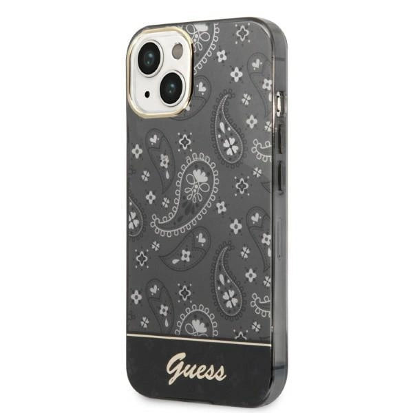 Guess GUHCP14MHGBNHK iPhone 14 Plus 6.7" black/black hardcase Bandana Paisley