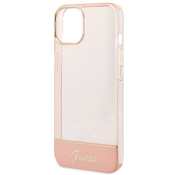Guess GUHCP14MHGCOP iPhone 14 Plus 6.7 "pink / pink hardcase Translucent
