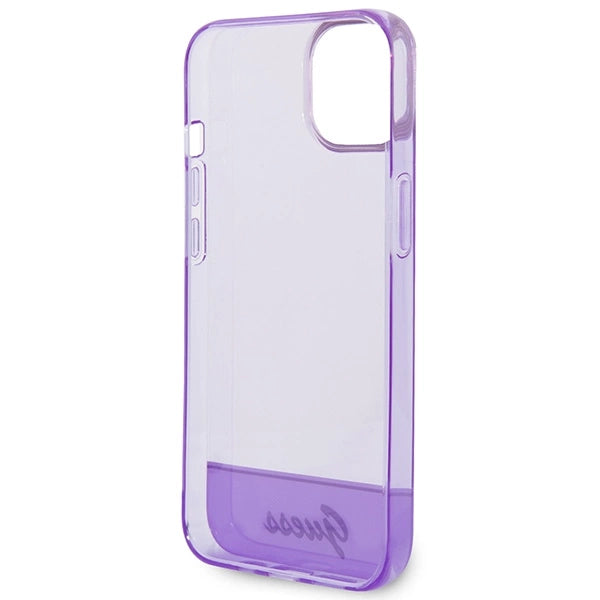 Guess GUHCP14MHGCOU iPhone 14 Plus 6.7 "violet / purple hardcase Translucent