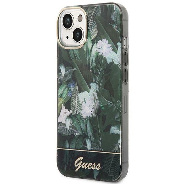 Guess GUHCP14MHGJGHA iPhone 14 Plus 6.7" green/green hardcase Jungle Collection