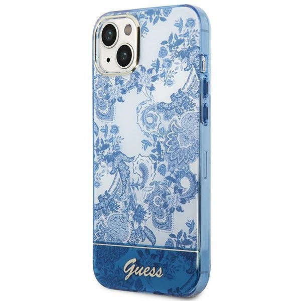 Guess GUHCP14MHGPLHB iPhone 14 Plus 6.7" blue/blue hardcase Porcelain Collection