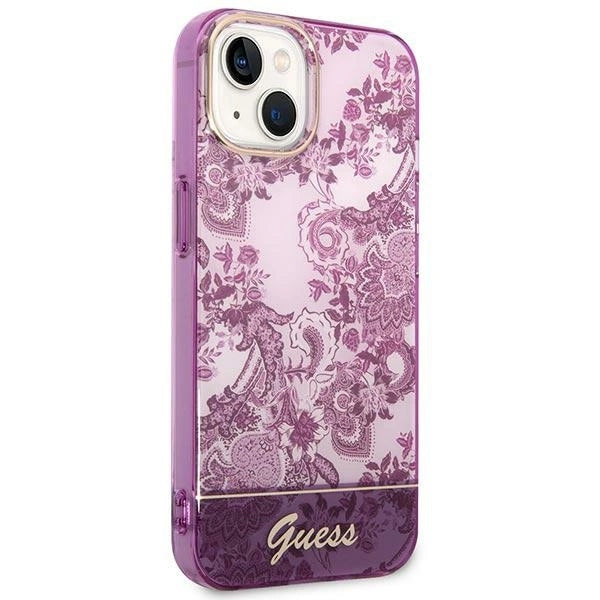 Guess GUHCP14MHGPLHF iPhone 14 Plus 6.7" fuchsia/fuschia hardcase Porcelain Collection