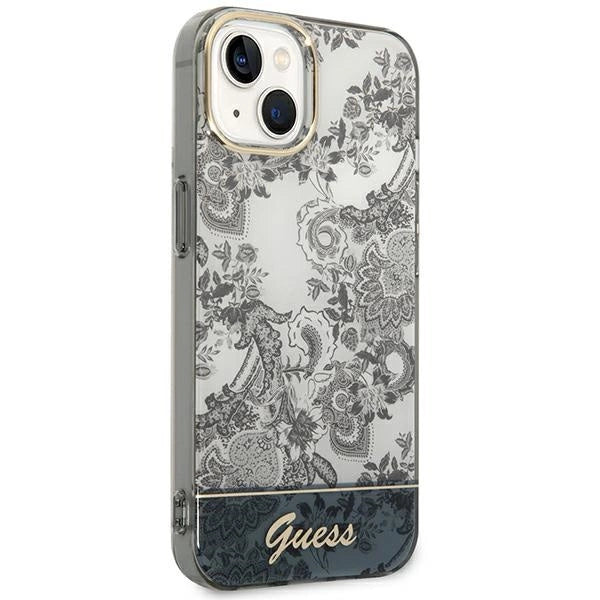 Guess GUHCP14MHGPLHG iPhone 14 Plus 6.7 "gray / gray hardcase Porcelain Collection