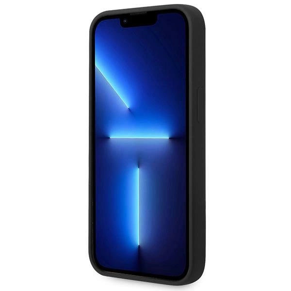 Guess GUHCP14MSLTGK iPhone 14 Plus 6.7" sort/sort hardcase Silikon Triangle