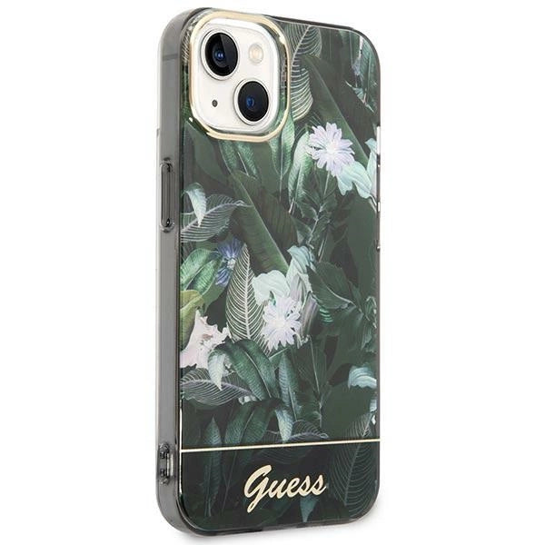 Guess Jungle Collection iPhone 14 Case - Green