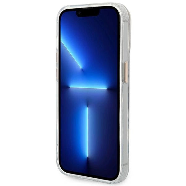 Guess GUHMP14XHTRMD iPhone 14 Pro Max 6,7 "guld / guld hårdkasse Metal Outline Magsafe