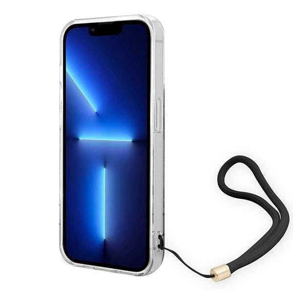 Guess GUOHCP14LH4STK iPhone 14 Pro 6.1 " sort / sort hardcase 4G Print Strap