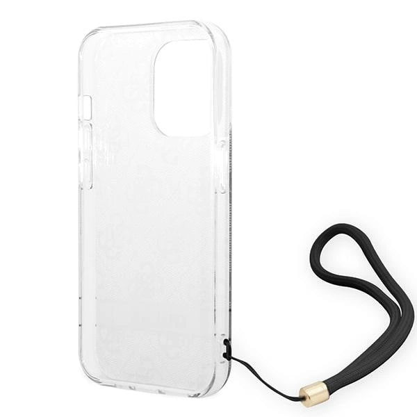 Guess GUOHCP14LH4STK iPhone 14 Pro 6.1 " sort / sort hardcase 4G Print Strap