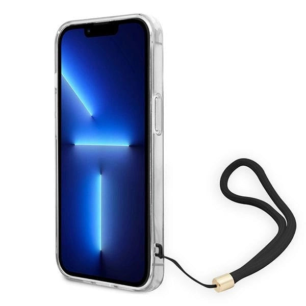 Guess GUOHCP14MH4STW iPhone 14 Plus 6.7 "brown / brown hardcase 4G Print Strap