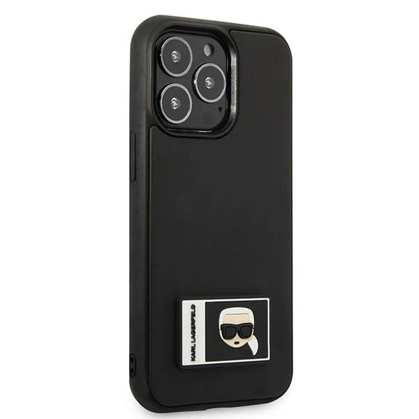 Karl Lagerfeld Ikonik Patch Case for iPhone 13 Pro / iPhone 13 - Black