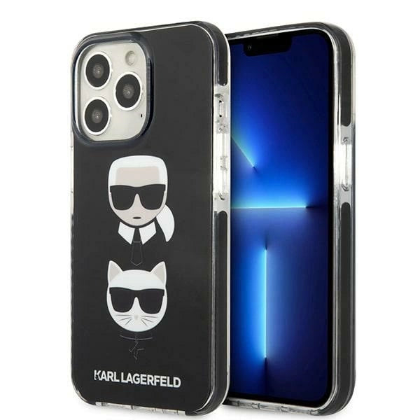 Karl Lagerfeld Karl&Choupette Head Case for iPhone 13 Pro / iPhone 13 - Black