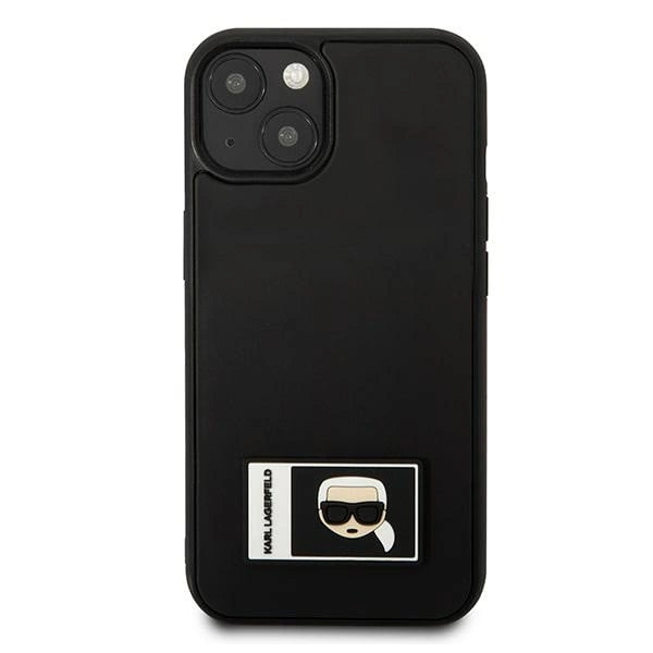 Karl Lagerfeld Ikonik Patch Case for iPhone 13 - Black