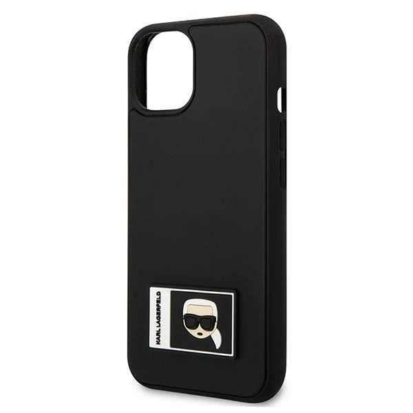 Karl Lagerfeld Ikonik Patch Case for iPhone 13 - Black