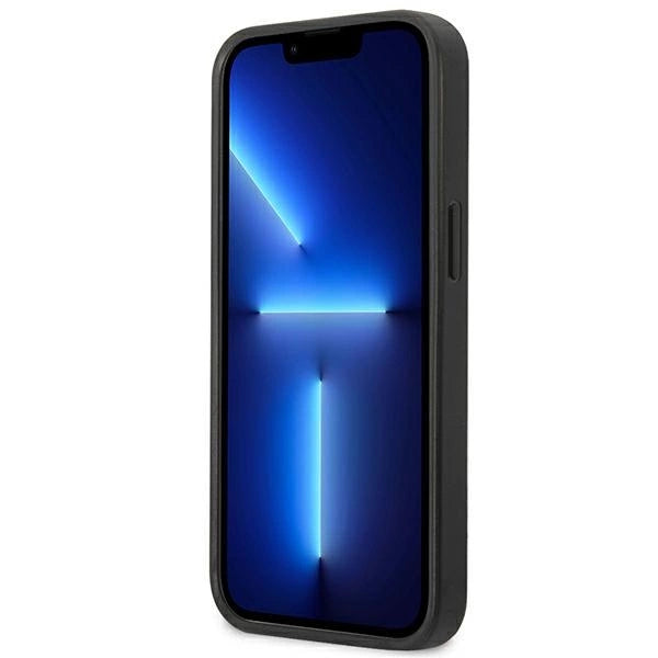 Karl Lagerfeld KLHCP13SSFMP2DG iPhone 13 mini 5,4 "hardcase silver / silver Saffiano Plaque