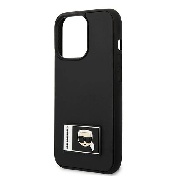 Karl Lagerfeld Ikonik Patch Case for iPhone 13 Pro Max - Black