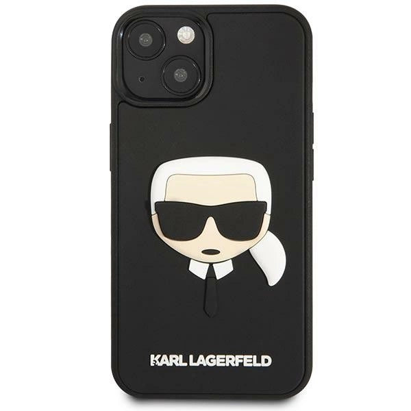 Karl Lagerfeld KLHCP14MKH3DBK iPhone 14 Plus 6.7 "black / black hardcase 3D Rubber Karl's Head
