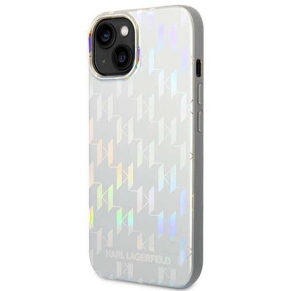Karl Lagerfeld KLHCP14MLGMMSV3 iPhone 14 Plus 6.7 "hardcase silver / silver Monogram Iridescent