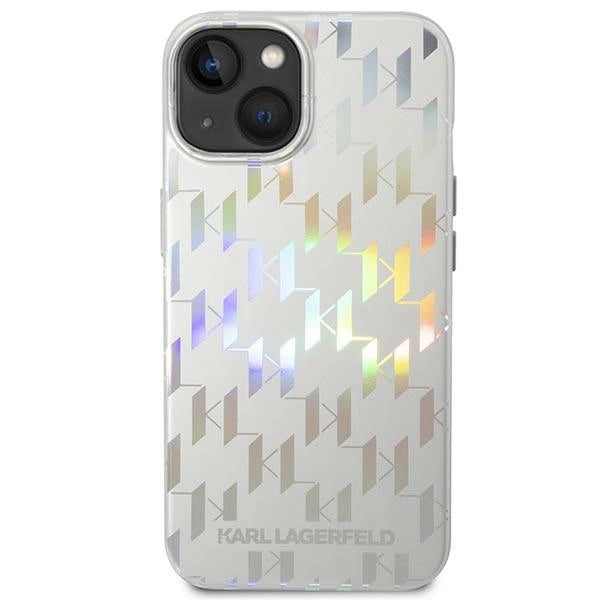 Karl Lagerfeld KLHCP14MLGMMSV3 iPhone 14 Plus 6.7 "hardcase silver / silver Monogram Iridescent