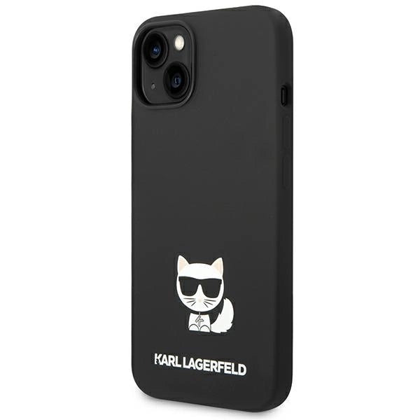 Karl Lagerfeld KLHCP14MSLCTBK iPhone 14 Plus 6.7 "hardcase black / black Silicone Choupette Body