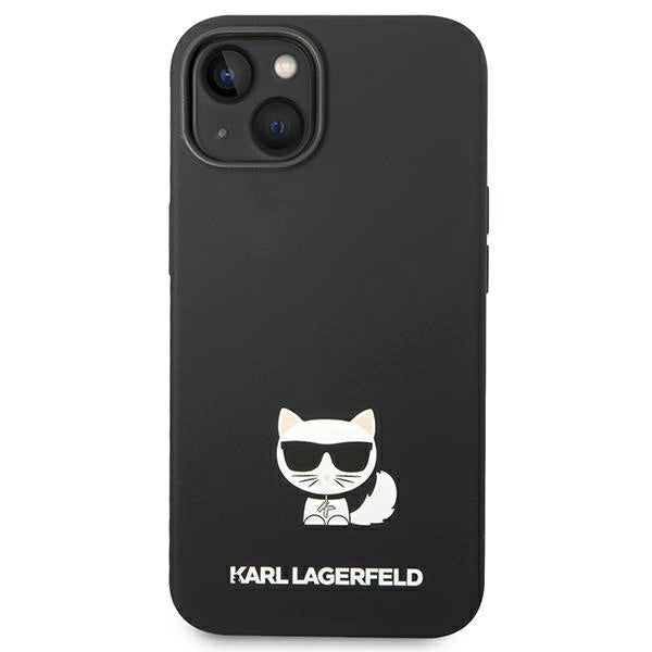 Karl Lagerfeld KLHCP14MSLCTBK iPhone 14 Plus 6.7 "hardcase black / black Silicone Choupette Body