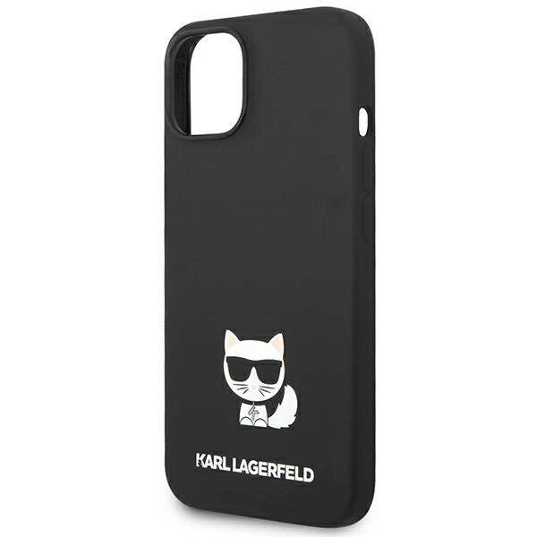 Karl Lagerfeld KLHCP14MSLCTBK iPhone 14 Plus 6.7 "hardcase black / black Silicone Choupette Body