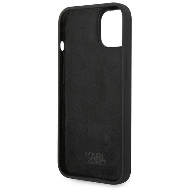 Karl Lagerfeld KLHCP14MSLCTBK iPhone 14 Plus 6.7 "hardcase black / black Silicone Choupette Body