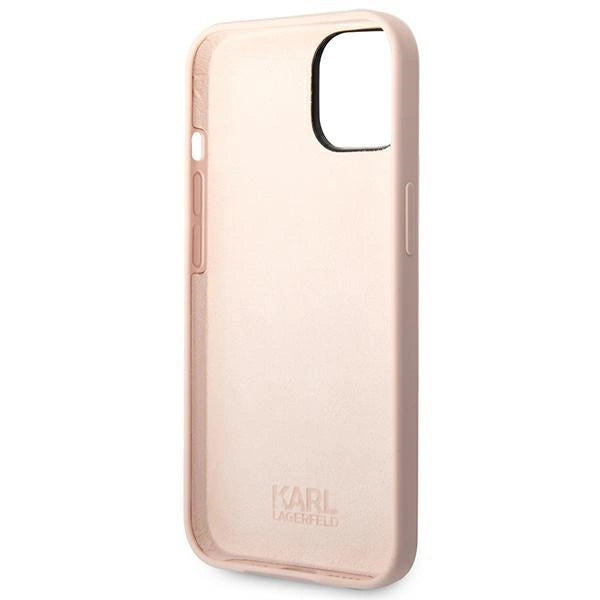 Karl Lagerfeld KLHCP14MSLCTPI iPhone 14 Plus 6.7 "hardcase light pink / light pink Silicone Choupette Body