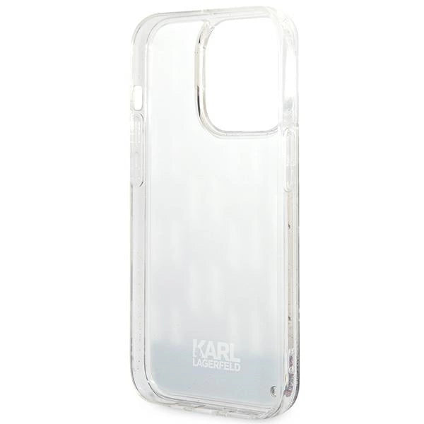 Karl Lagerfeld KLHCP14XLMNMS iPhone 14 Pro Max 6.7 "hardcase silver / silver Liquid Glitter Monogram