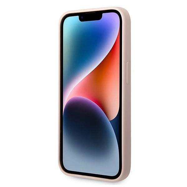 Karl Lagerfeld KLHMP14LSLKHLP iPhone 14 Pro 6.1 "hardcase light pink / light pink Silicone Karl`s Head Magsafe