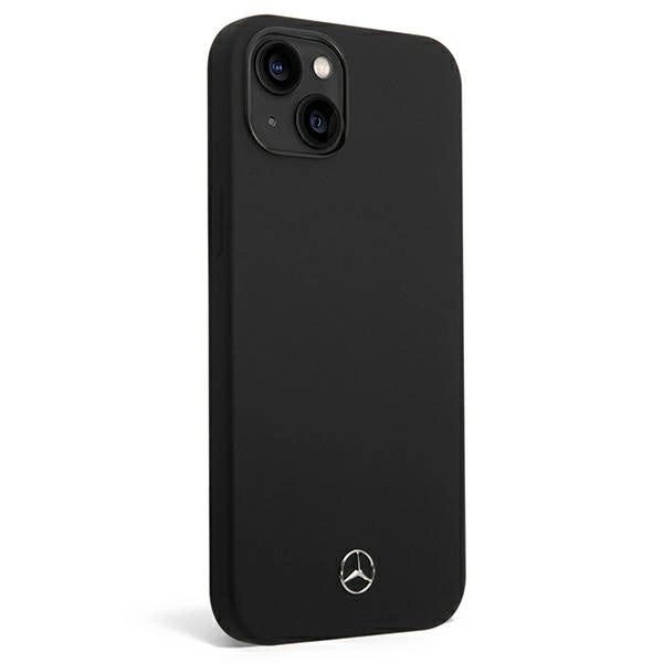 Mercedes Silicone Line case for iPhone 14 Plus - black