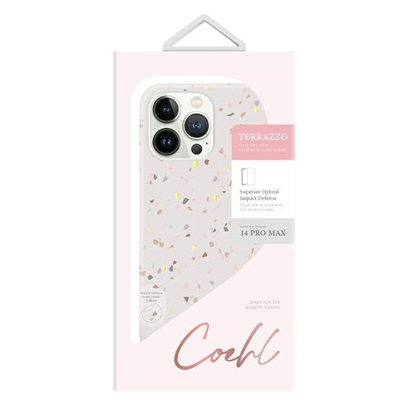 Uniq Coehl Terrazzo case til iPhone 14 Pro Max - sand
