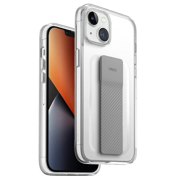 Uniq Heldro Mount case til iPhone 14 - gennemsigtig