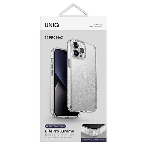 Uniq LifePro Xtreme case for iPhone 14 Pro Max - transparent silver