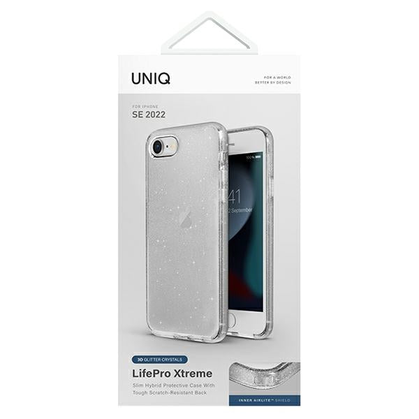 Uniq LifePro Xtreme case for iPhone 7 / 8 / SE 2020 / SE 2022 - transparent silver