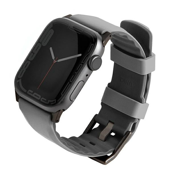 Uniq Linus rem til Apple Watch 1/2/3/4/5/6/7/8/SE/SE2/Ultra 42/44/45/49 mm - grå