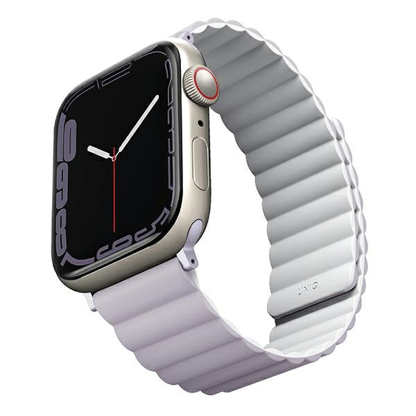 Uniq Revix rem til Apple Watch 1/2/3/4/5/6/7/8/SE/SE2 38/40/41 mm - lilla og hvid