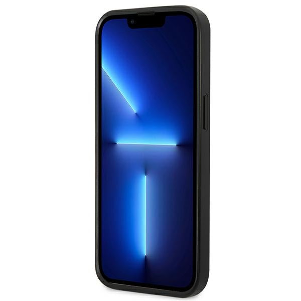 US Polo USHCP14XPFAV iPhone 14 Pro Max 6.7" navy/navy blue Leather Stitch